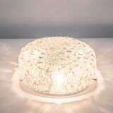 Large Murano glass ceiling light Hillebrand, Germany, 1970s.