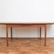 Mid-century danish teak extendable dining table, 1960