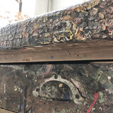 Artist studio oak draper table