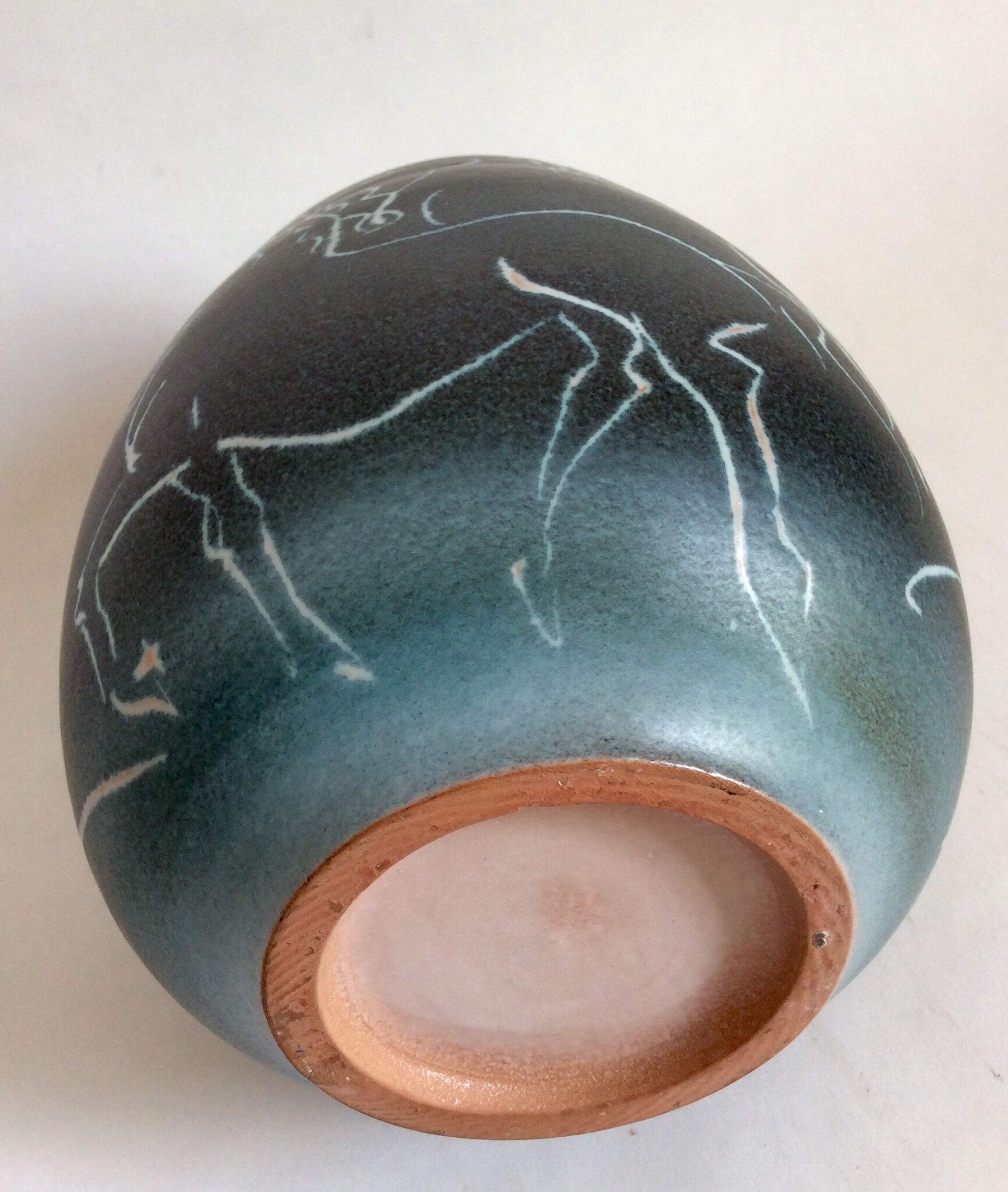 Ceramic jug by J. Serra, Spain 70s