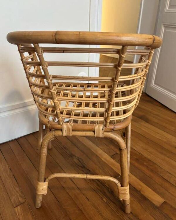 Fauteuil en rotin par Foersom & Hiort-Lorenzen MDD par Cane-line