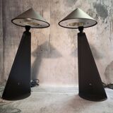 Pair of "Toucan" lamps, Genexco, 80s