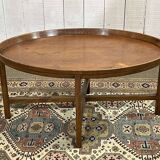 English oak coffee table, early 20th century, foldable