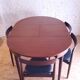 Danish Scandinavian table and chairs by Hans Olsen for Frem Røjle 1960