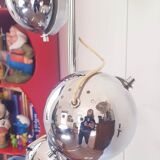 70s lamppost with 3 chrome round spots