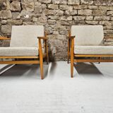 Paire de fauteuil scandinave 1960