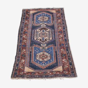 Ancient Persian oriental carpet handmade Hamadan