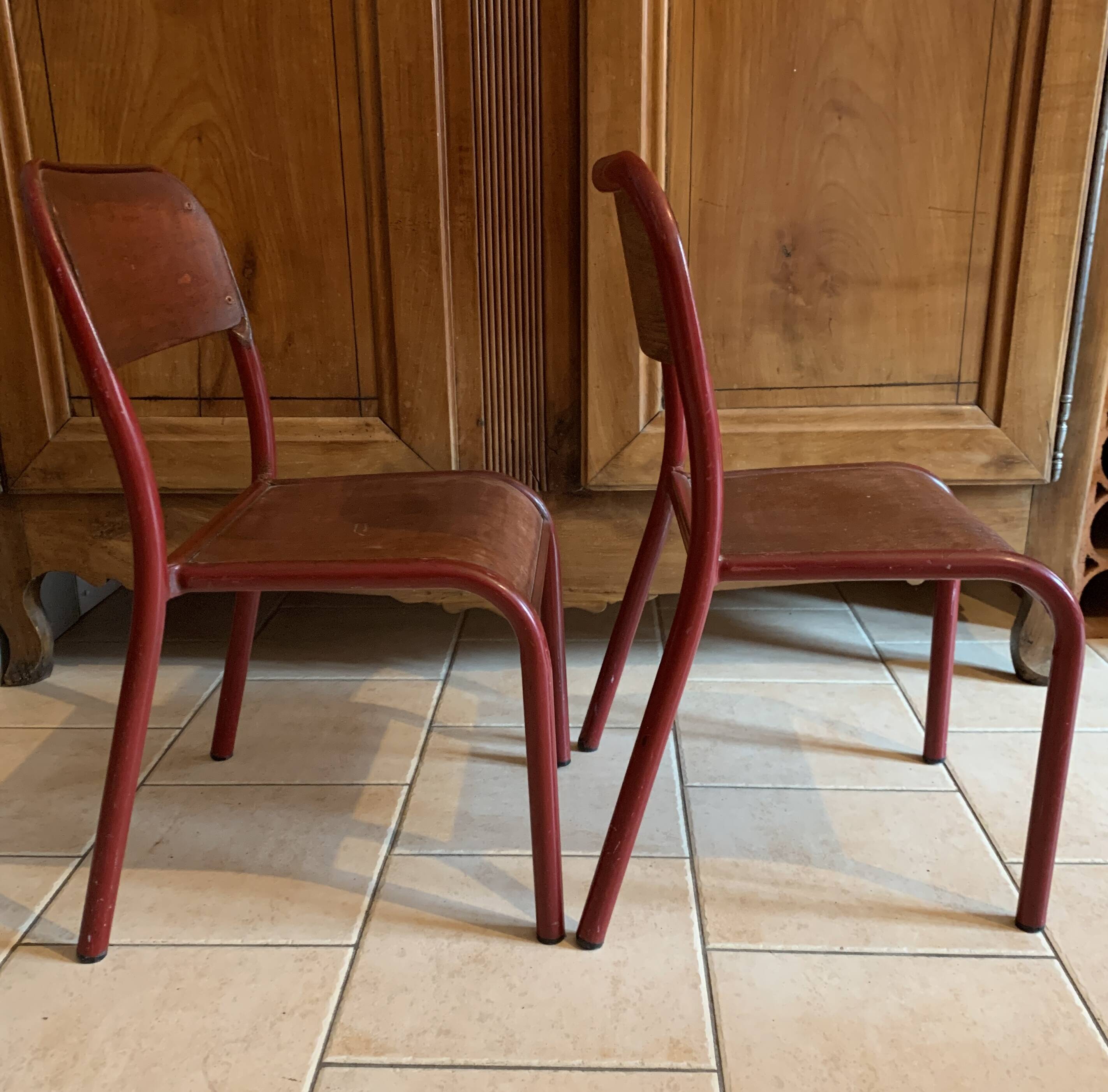 Vintage school chairs