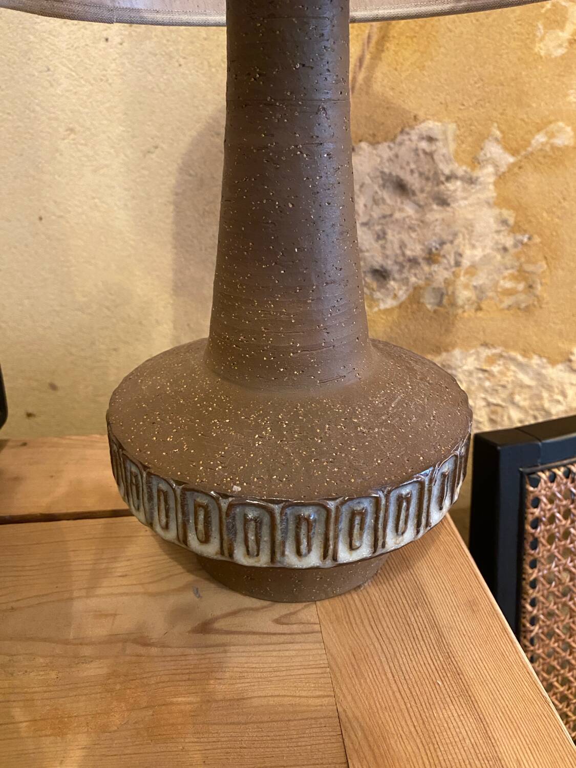 Small vintage ceramic lamp