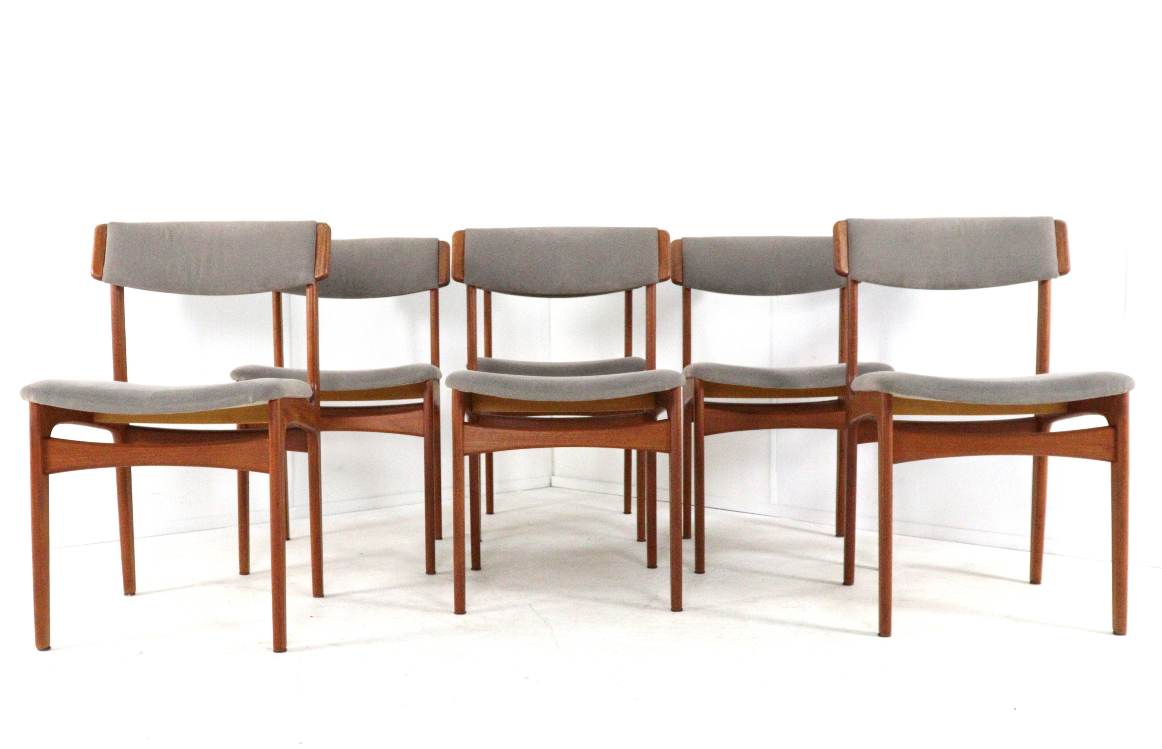 Ensemble de 6 chaises Thorsø Stole- og Møbelfabrik - design danois du milieu du siècle