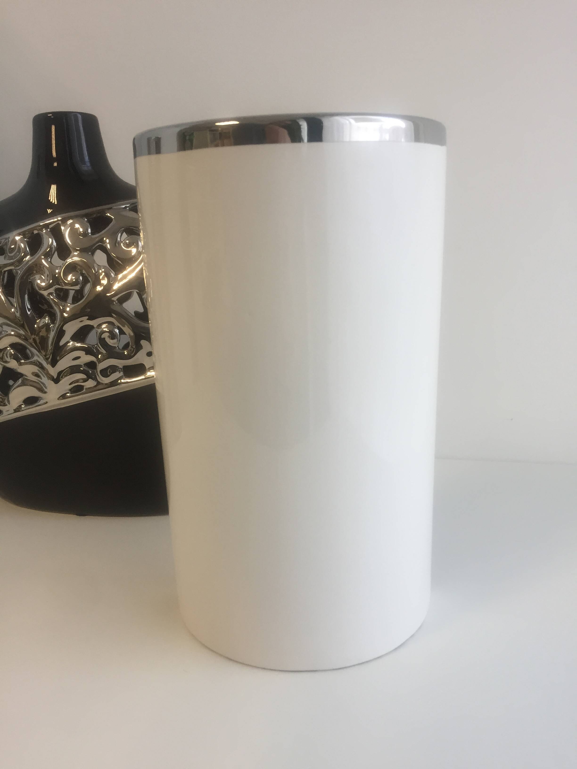 Set of 3 Large Italian Ceramic Vases Modernist Design Contemporary Art