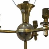 Neoclassical floor lamp by Henri Petitot for the Petitot workshop Paris France 1930s