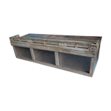 Glassed teak merchant furniture