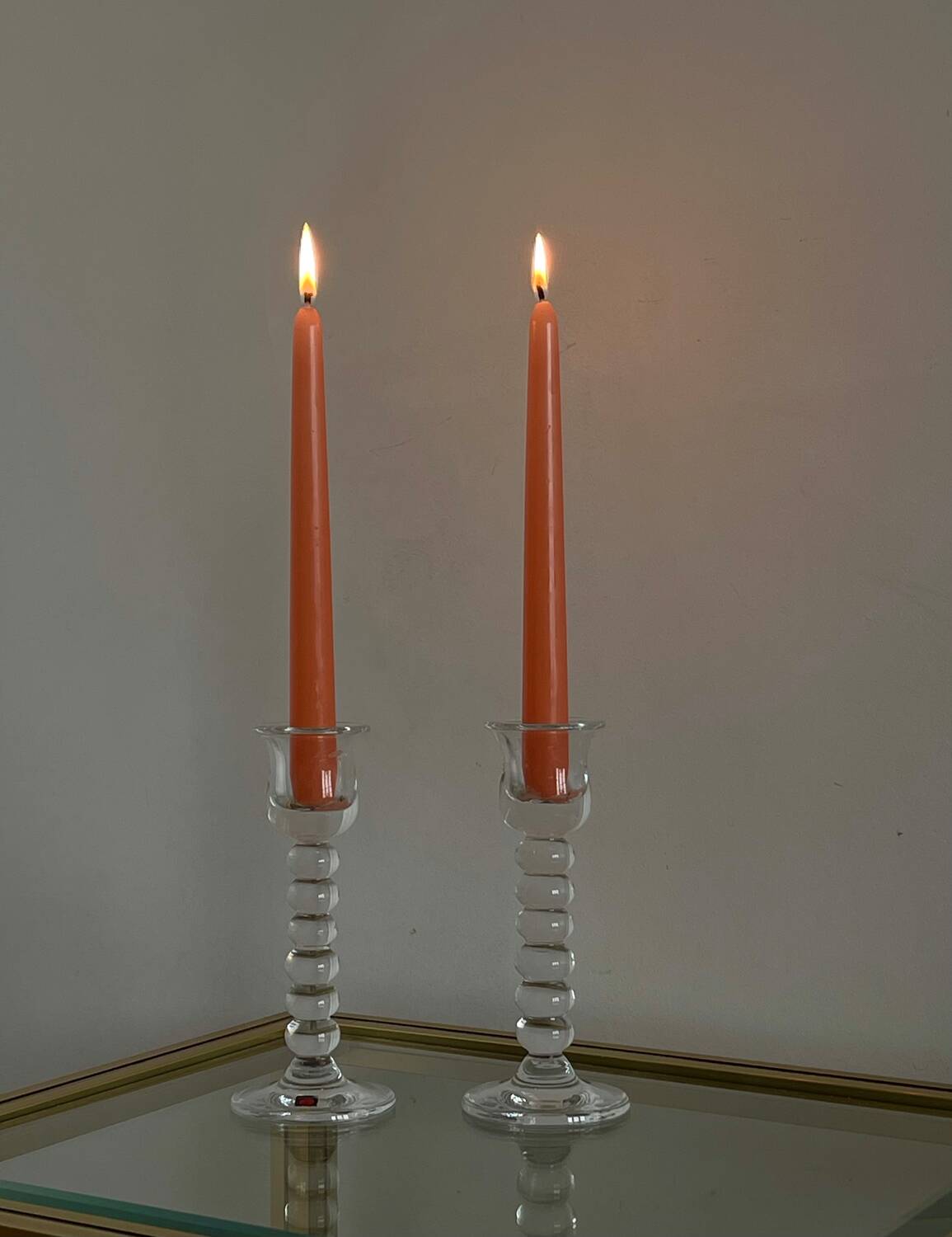 Pair of candlesticks Wiesenthalhütte, 1970