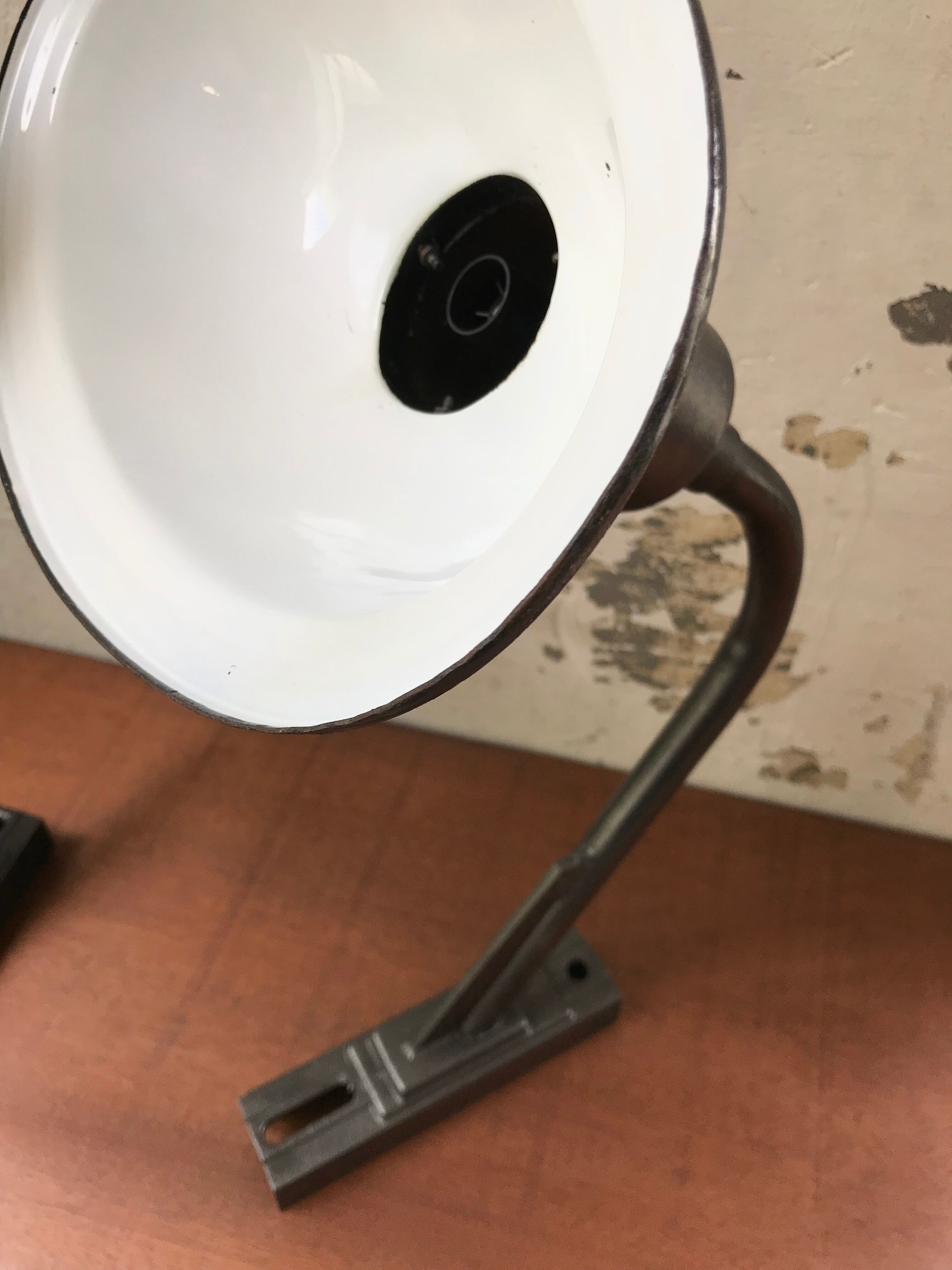 Pair of industrial lamps