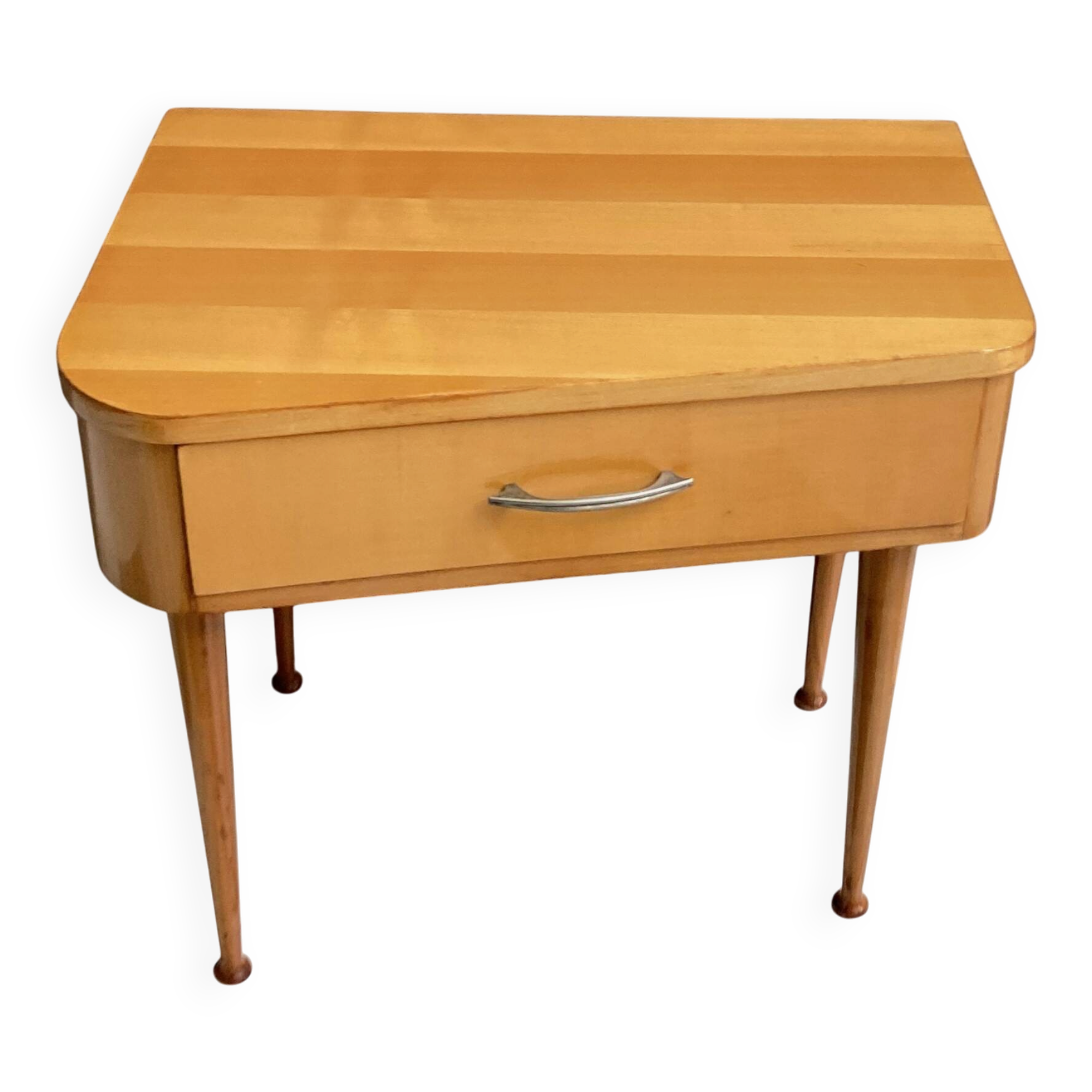 small hallway cabinet in unusual shape 1960s