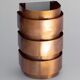 Hans-Agne Jakobsson wall lamp in copper, model V155 - Sweden, 1960s
