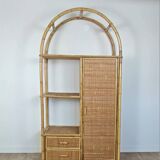 Rattan wardrobe