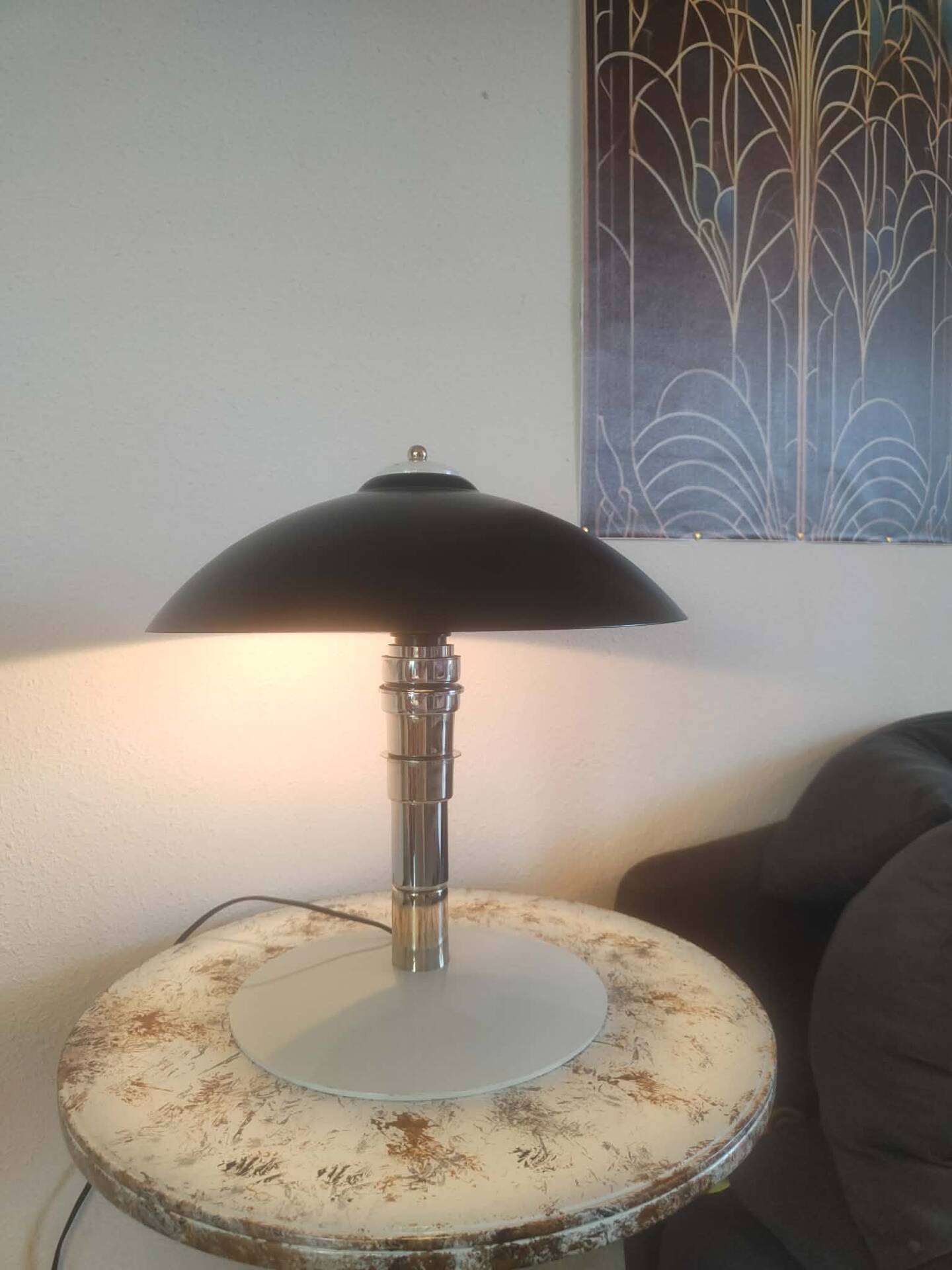Vintage lamp 1980s Bauhaus style