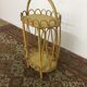 Desserte en rotin vintage