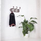 Thonet style wall-mounted coat rack.