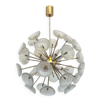 Dandelion, Sputnik chandelier by Kamenicky Senov, 1970