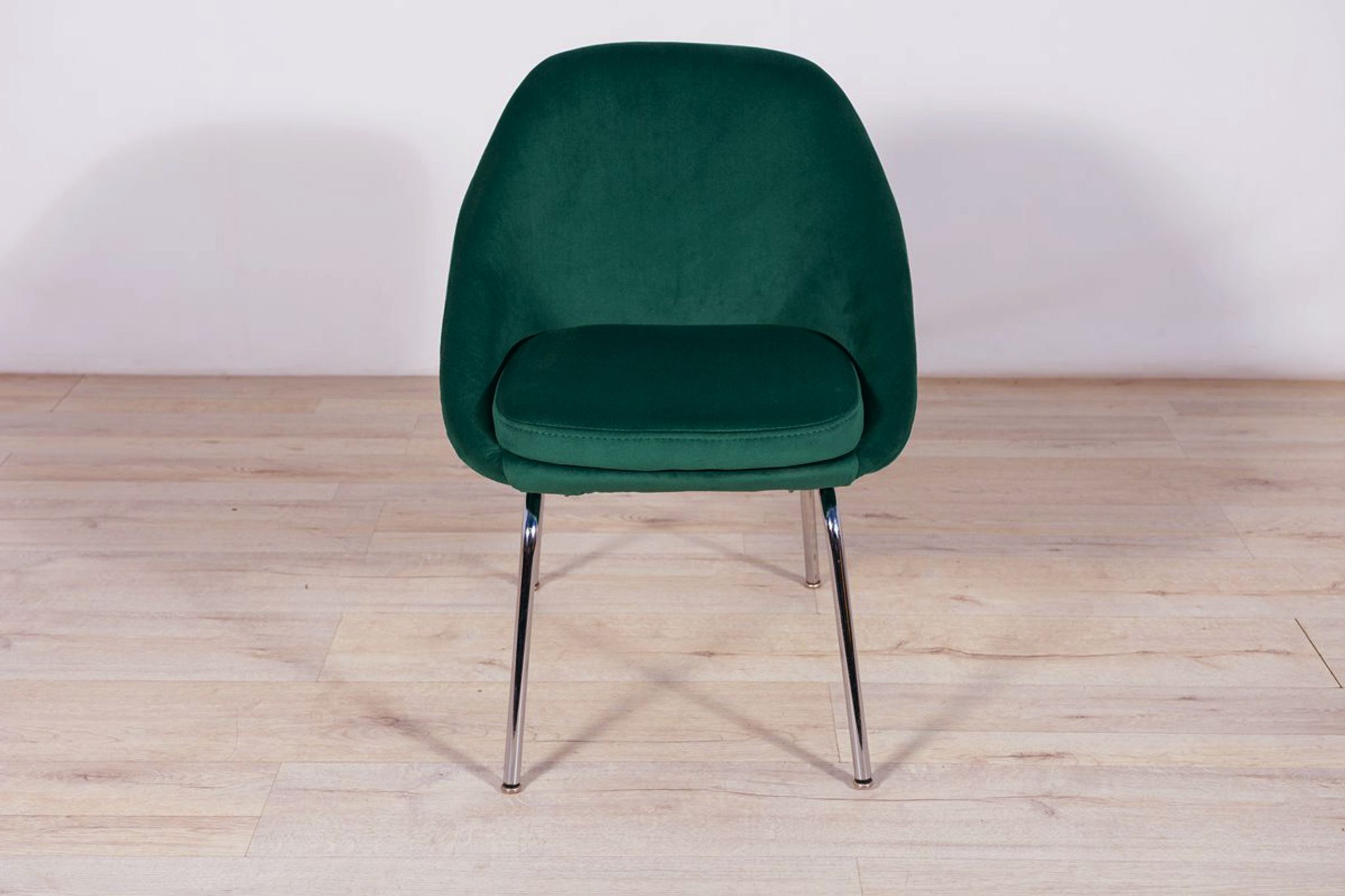 Fauteuil chrome et tissu , années 1960