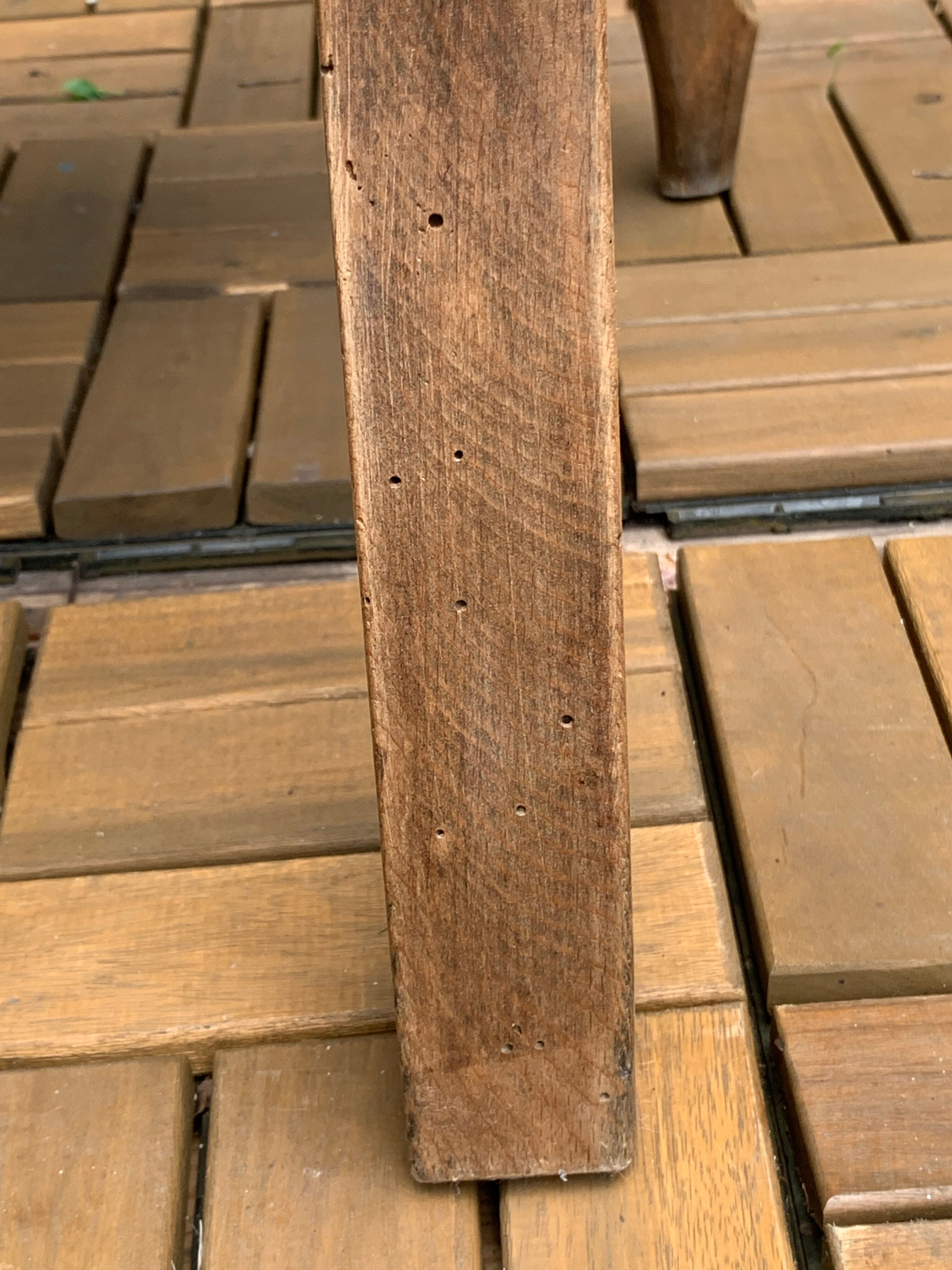 Barber's armchair in wood cannage and straw 1900