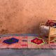 Colorful Boujad Moroccan rug - 122 x 318 cm