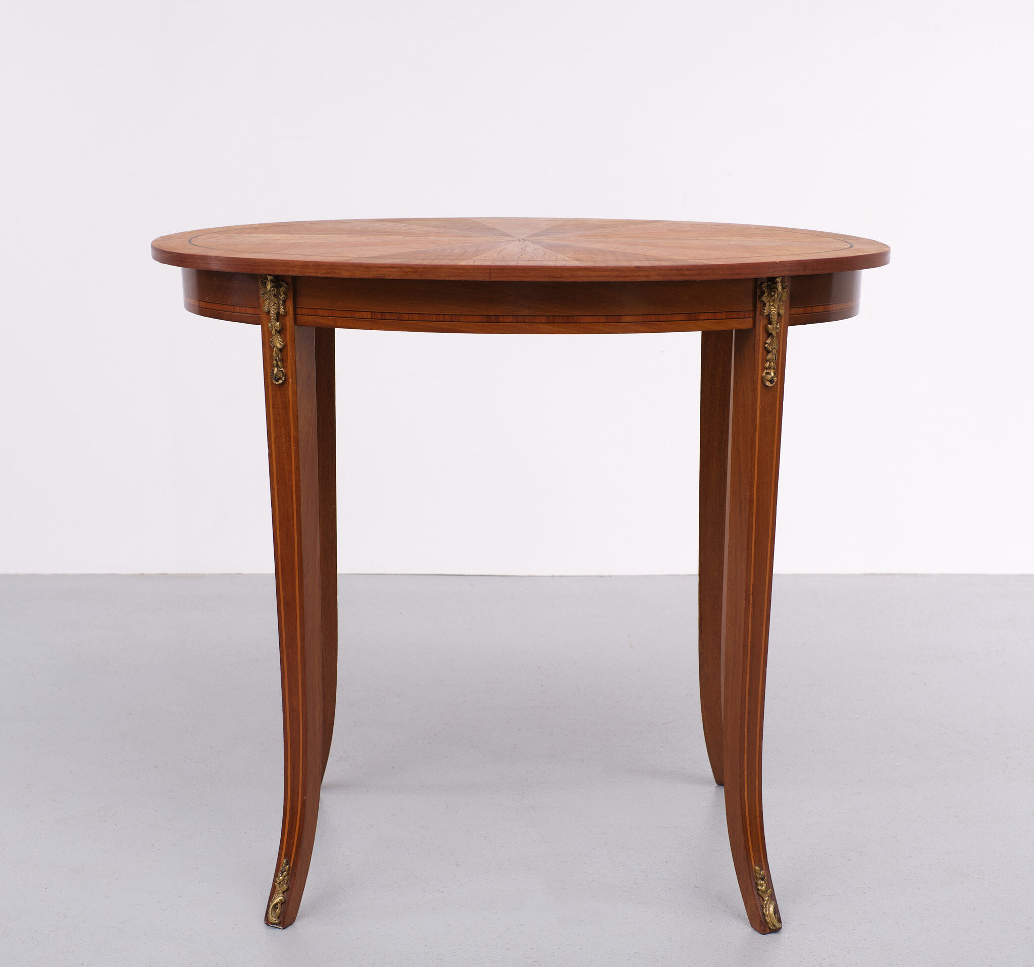 Antique oval france center table, 1870