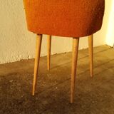 Cocktail armchair orange