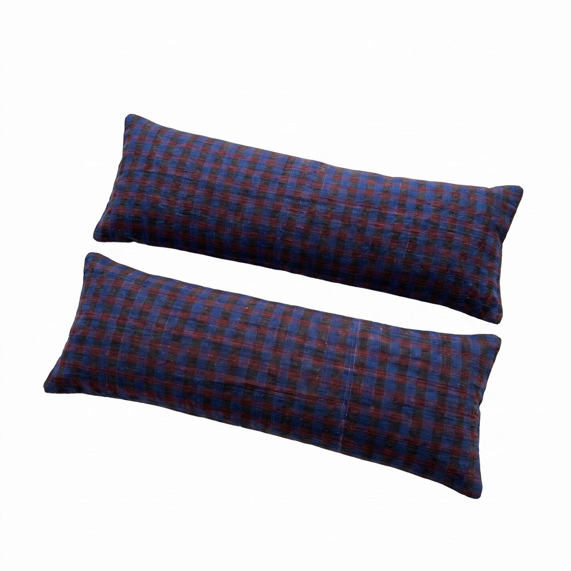 Set of 2 vintage kilim cushion covers 41x119 cm