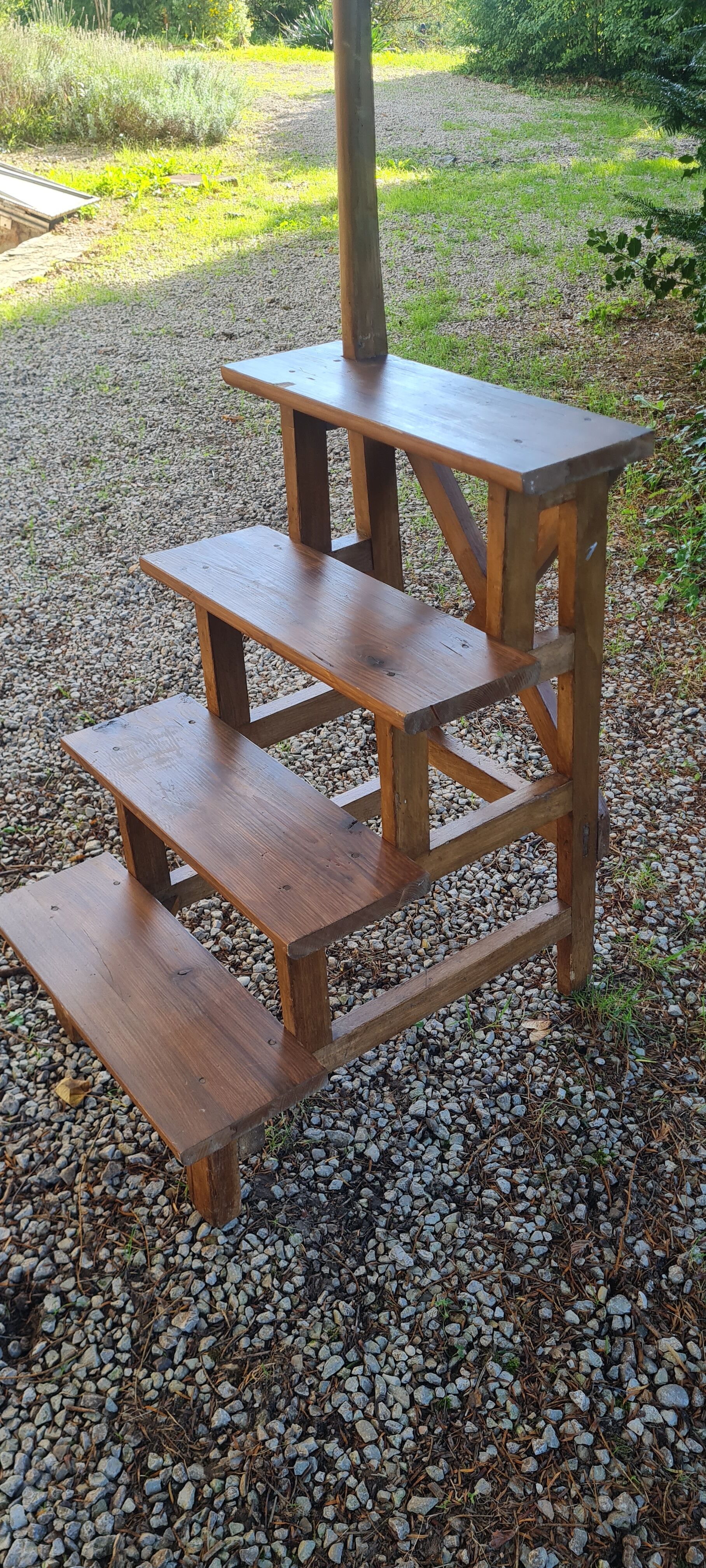 Old library stepladder