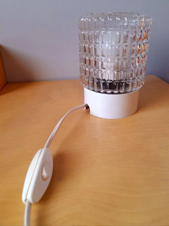 Table lamp in glass 1970