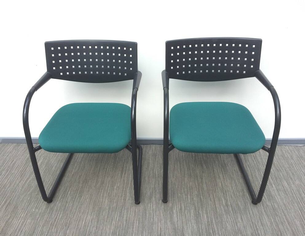 Pair of Visavis chairs by Antonio Citterio for Vitra. Vintage 90s.