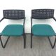 Paire de chaises Visavis Antonio Citterio pour Vitra. Vintage 90s