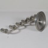 Art Deco chandelier in tin by Lars Holmström in Arvika, Sweden, 1931