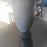 Pewter vase hammered 1930 by Pierre Amédée Plasait