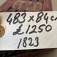 Antique azeri runner 483x84 cm, kazak, caucasian wool rug tribal handmade