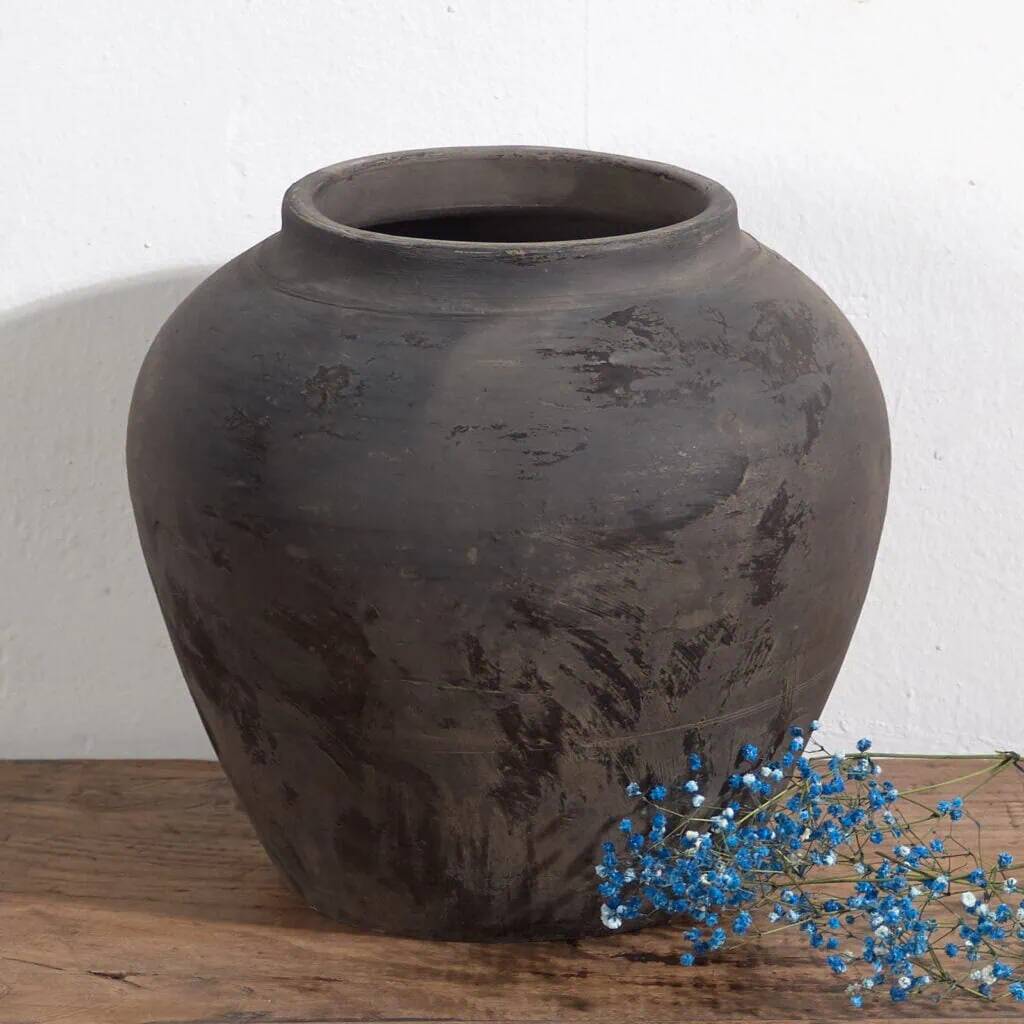 Vase ancien de style wabi sabi (c.1900) #20