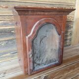 Massive walnut antique clock body