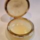 opaline box with floral pattern, 60s