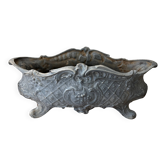 Cast iron planter, enamelled