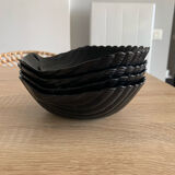 Lot 4 cups arcoroc france shell