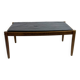 Mid-Century Modern Coffee Table, Oak and Shale