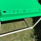 Vintage children's desk 70s green plastic