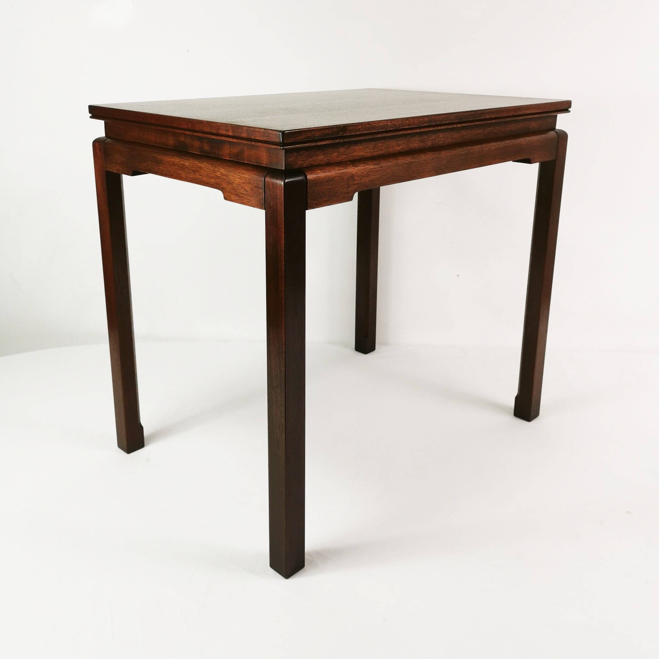 Mid Century Mahogany Table, Denmark, 1970s
