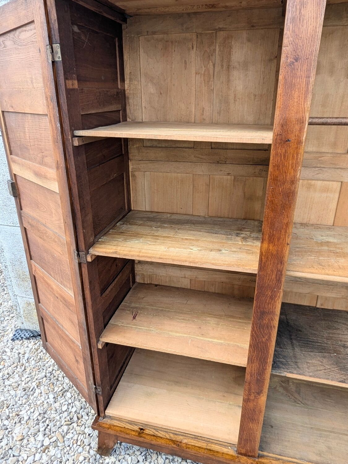 Linen cupboard wardrobe René Gabriel reconstruction 1940s-1950s Parisian