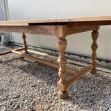 Extendable stripped farmhouse table 300 cm