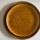 Set of 6 Dieulefit glazed earthenware plates workshop Mourre Milon 1970